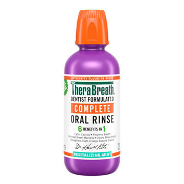 TheraBreath Complete Oral Rinse - Revitalizing Mint