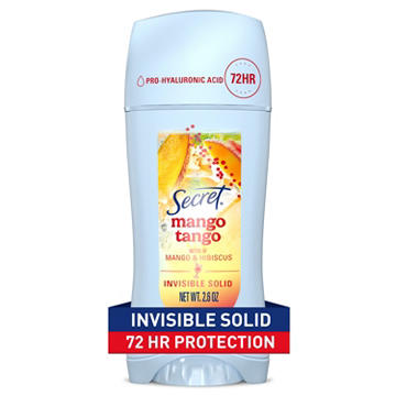 Secret 72 Hr Invisible Solid Antiperspirant Deodorant - Mango Tango