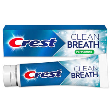 Crest Clean Breath Toothpaste - Peppermint