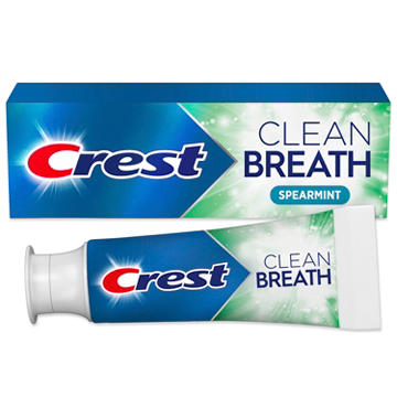 Crest Clean Breath Toothpaste - Spearmint