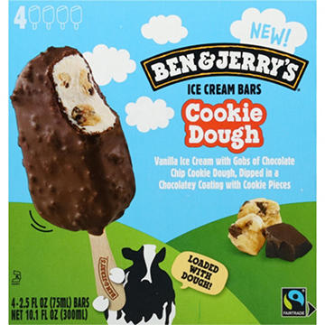 Ben & Jerry's Cookie Dough Ice Cream Bars