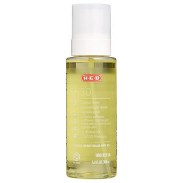 H-E-B Baby Oil Sunscreen - SPF 30