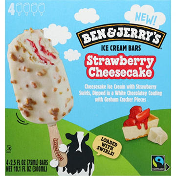Ben & Jerry's Strawberry Cheesecake Ice Cream Bars