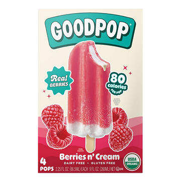 GoodPop Dairy Free Berries n' Cream Pops