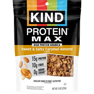 Kind 15g Protein Max Sweet & Salty Caramel Almond Granola