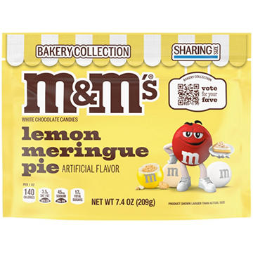M&M'S Bakery Collection Lemon Meringue Pie White Chocolate Candy - Sharing Size