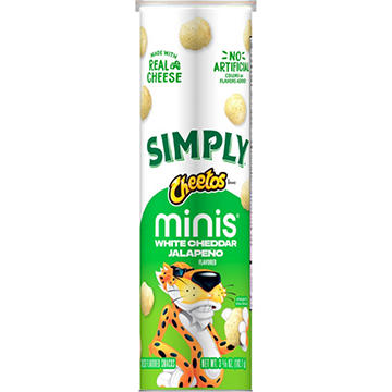 Cheetos Simply Minis White Cheddar Jalapeno Cheese Snacks
