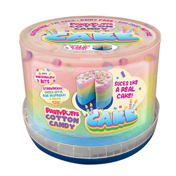 PartyPuffs Cotton Candy Cake
