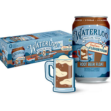 Waterloo Guy Fieri's Flavortown Root Beer Float Sparkling Water 12 pk Cans