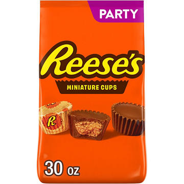 Reese's Miniatures Milk Chocolate Peanut Butter Cups, Candy Party Pk