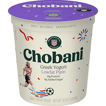 Chobani Lowfat Plain Greek Yogurt