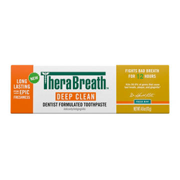 TheraBreath Deep Clean Toothpaste - Fresh Mint