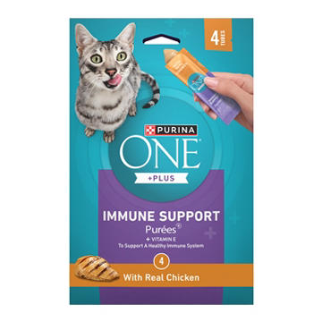 Purina ONE Plus Immune Support Purees With Real Chicken