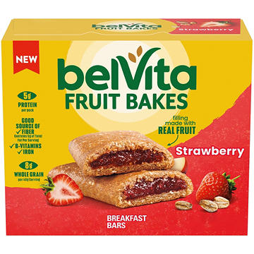 belVita Strawberry Fruit Bakes Breakfast Bars