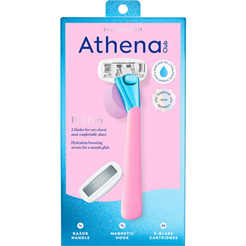 Athena Club The Razor Kit with 5 Blade Refills - Pool Party