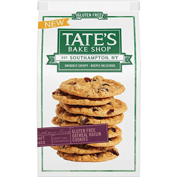 Tate's Bake Shop Gluten Free Oatmeal Raisin Cookies
