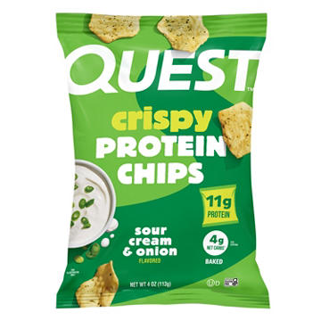 Quest Crispy Protein Chips Sour Cream & Onion - 11g Protein