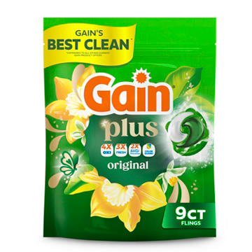 Gain Plus Flings Laundry Detergent Pacs - Original Scent