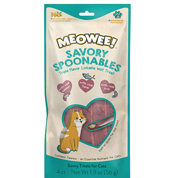 Meowee! Savory Spoonables with Salmon Tuna & Krill