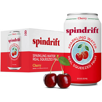 Spindrift Cherry Sparkling Water 8 pk Cans