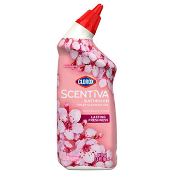 Clorox Scentiva Toilet Bowl Cleaner - Cherry Blossom & Peach