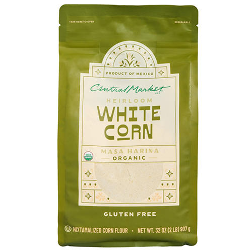 Central Market Central Market Organic White Corn Masa, 32 oz