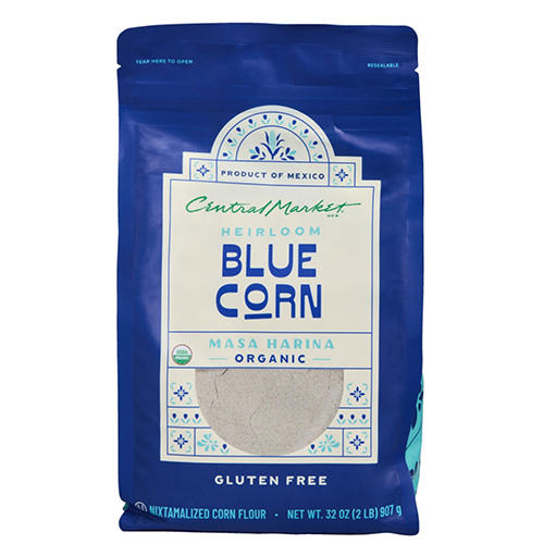 Central Market Organic Blue Corn Masa, 32 oz