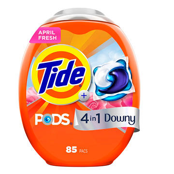 Tide PODS 4 In 1 Downy Laundry Detergent Pacs - April Fresh
