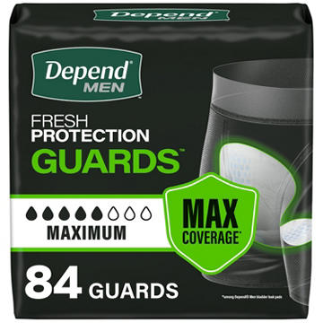 Depend Guards Incontinence Pads for Men