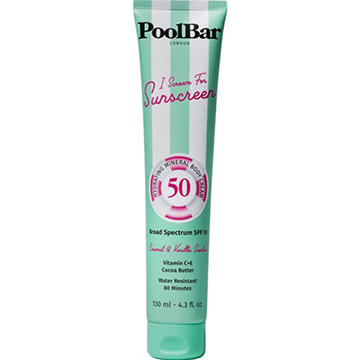 PoolBar I Scream for Sunscreen Mineral Body Lotion - SPF 50, Coconut Vanilla