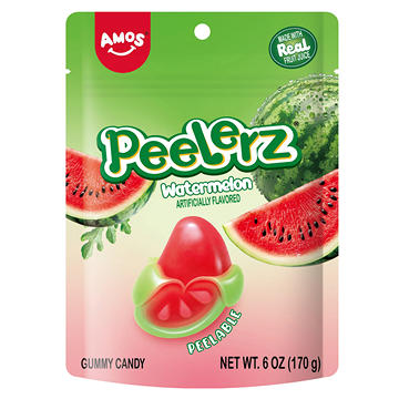 Amos Peelerz Watermelon Gummy Candy