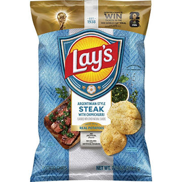 Lay's Argentinian Style Steak with Chimichurri Potato Chips