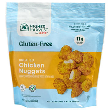 Higher Harvest by H-E-B Frozen Gluten Free Chicken Nuggets
