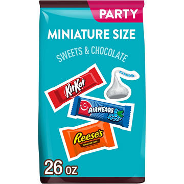 Hershey's, Reese's, Kit Kat & Airheads Assorted Miniature Size Candy - Party Pack