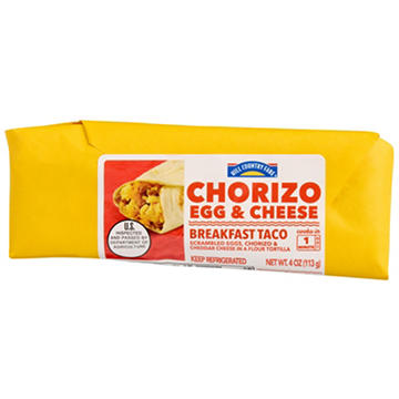 Hill Country Fare Chorizo, Egg & Cheese Breakfast Taco