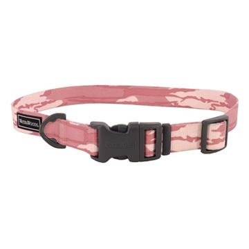Water & Woods Adjustable Dog Collar - Bottomland Pink - Large