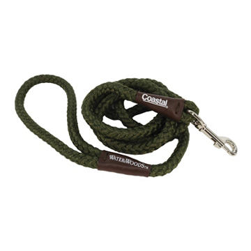 Water & Woods Braided Rope Dog Leash - Green