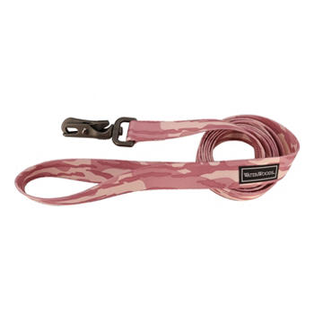 Water & Woods Pattern Leash - Bottomland Pink - Medium/Large