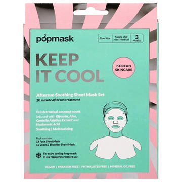 Popmask Popmask Aftersun Soothing Sheet Mask Set