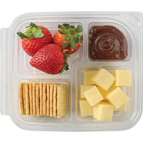Meal Simple by H-E-B Small Snack Tray - Chocolate Hummus & Strawberries