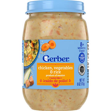Gerber Chicken Vegetables & Rice - Caldo De Pollo