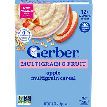 Gerber Toddler Multigrain & Fruit - Apple Multigrain Cereal