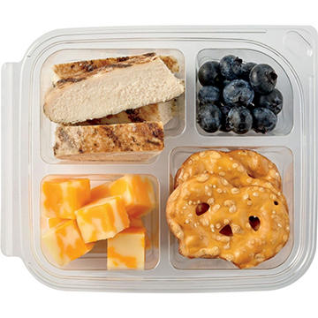 Meal Simple by H-E-B Small Snack Tray - Chicken & Cheese