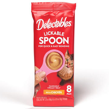 Hartz Delectables Lickable Spoon Treat - Chicken