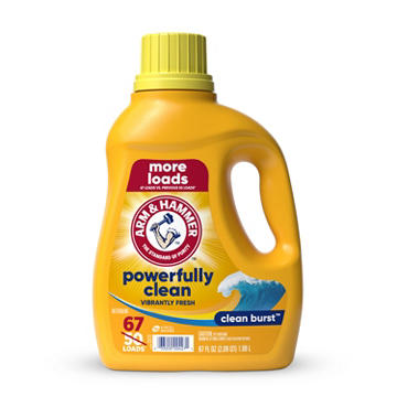 Arm & Hammer Liquid Laundry Detergent, 67 Loads - Clean Burst
