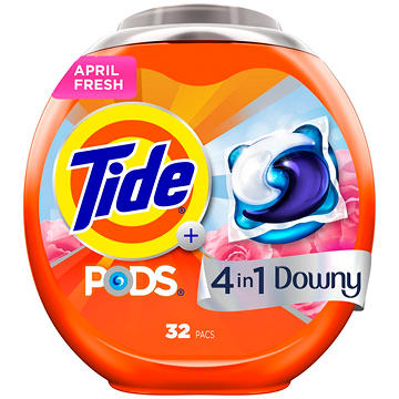 Tide Pods 4-In-1 Laundry Detergent Pacs - Downy April Fresh
