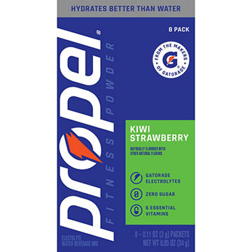 Propel Fitness Powder Electrolyte Stick Packs - Kiwi Strawberry