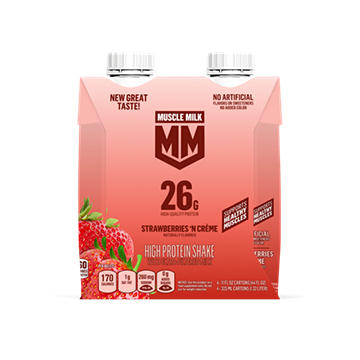 Muscle Milk 26g Protein Shake 4 pk Cartons - Strawberries 'N Creme