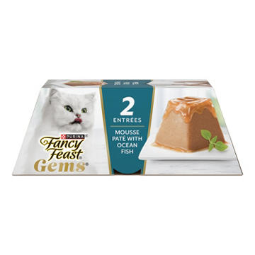 Fancy Feast Gems Pate Mousse Wet Cat Food - Ocean Fish