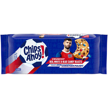Chips Ahoy! Limited Edition Crunchy Red, White & Blue Candy Blasts Cookies
